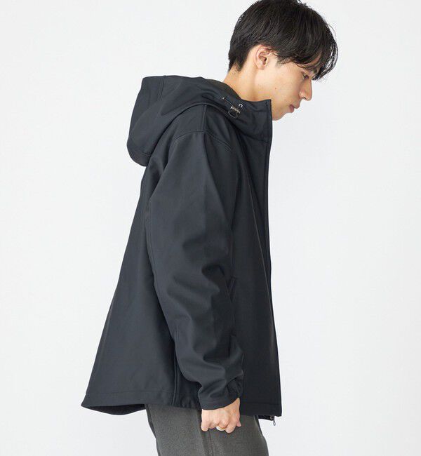 SHIPS「SHIPS:〈洗濯機可能〉ポンチ 裏フリース ストレッチ マウンテン パーカー」|ブルゾン・スタジャン|