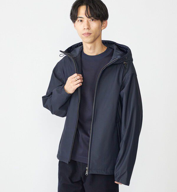 SHIPS「SHIPS:〈洗濯機可能〉ポンチ 裏フリース ストレッチ マウンテン パーカー」|ブルゾン・スタジャン|