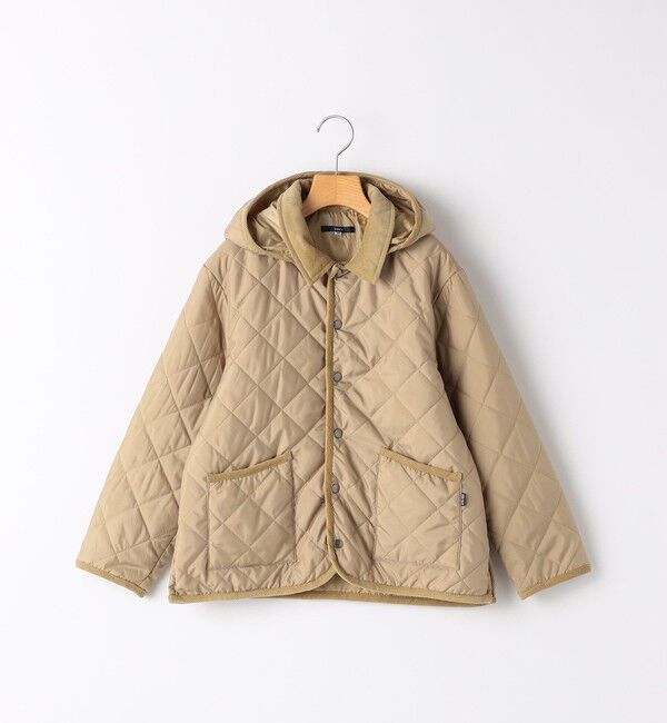 SHIPS KIDS「SHIPS KIDS:140～160cm /〈多機能/洗濯機可能〉キルト フード ジャケット」|その他|ベージュ系