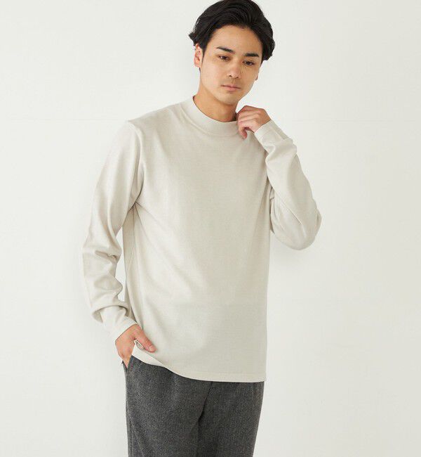 SHIPS Colors 「SHIPS Colors:〈吸湿発熱・手洗い可能〉Solist(R) Heat モックネック ニット」|ニット・セーター|