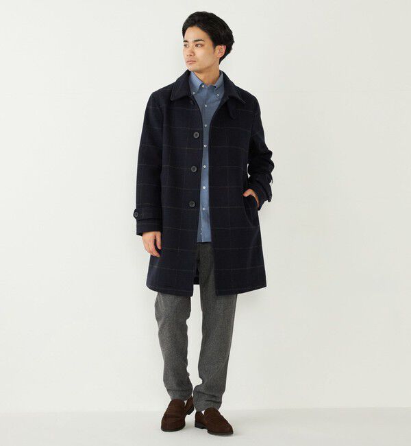 SHIPS Colors 「SHIPS Colors:HOLLOW WOOL コート」|ステンカラーコート|