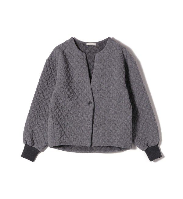 SHIPS for women「【WEB限定】〈手洗い可能〉キルティング ジャカード カーディガン」|カーディガン|