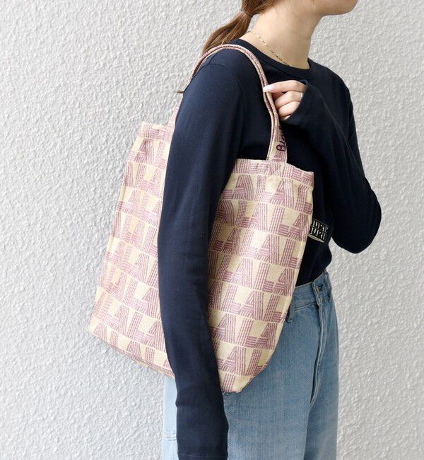 SHIPS any「BINDU: ジャカード LA ロゴ トート」|トートバッグ|