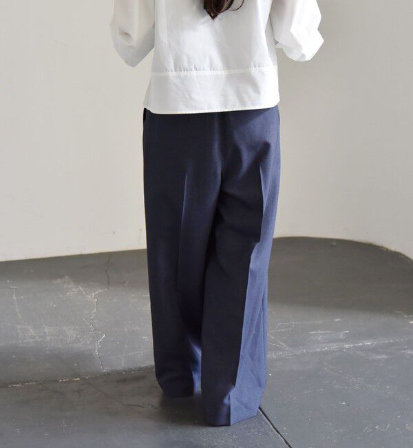 quaranciel「quaranciel:〈洗濯機可能〉デニムライク マリン ワイド パンツ」|その他|