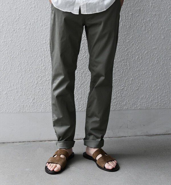 SHIPS「SHIPS: カラー テーパード スリム ライト チノパンツ」|チノ|