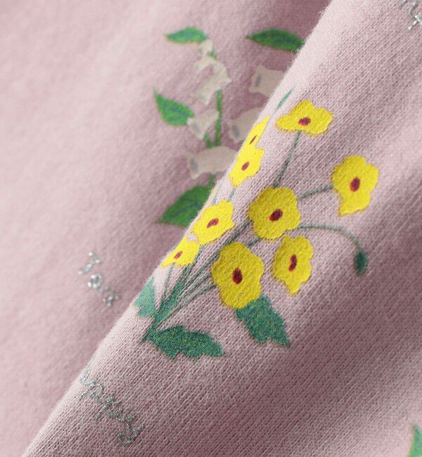 SHIPS KIDS「SHIPS KIDS:80～90cm / フラワー ブック 長袖 TEE」|Tシャツ・カットソー|