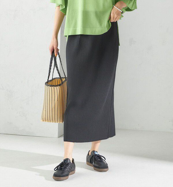 SHIPS for women「〈手洗い可能〉前後 2WAY リブ ニット スカート」|スカート|