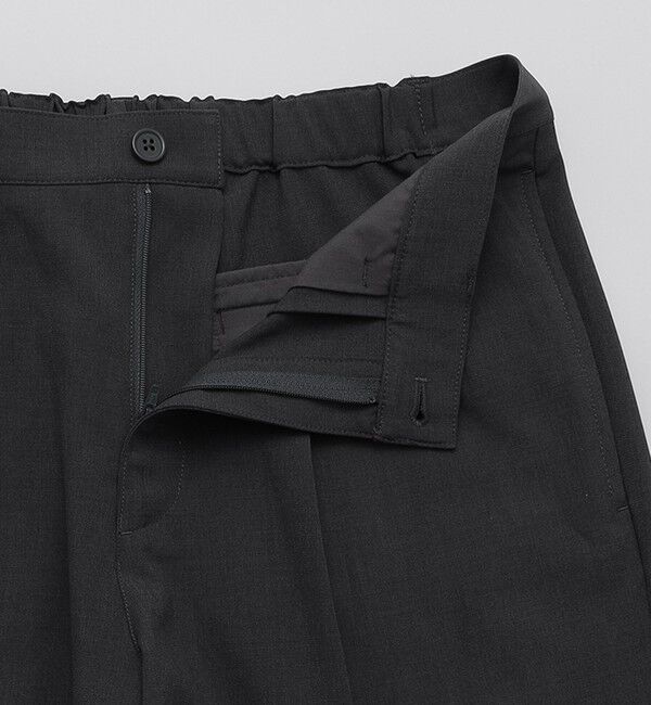 SHIPS「City Ambient Products: トロピカル 2タック ワイド スラックス」|スラックス|