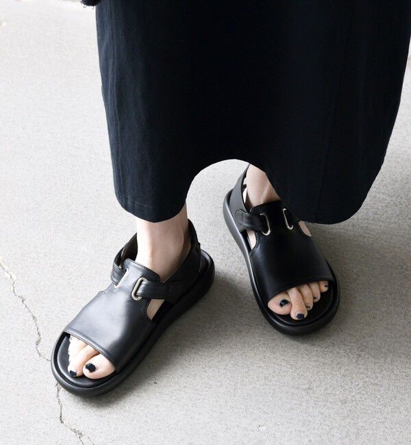 SHIPS any「【SHIPS any別注】eblouna: ベルクロ アッパー カバー サンダル」|サンダル|