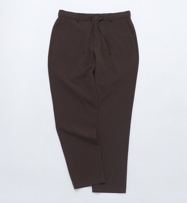 SHIPS「SHIPS:〈セットアップ対応/手洗い可能〉RIRANCHA(R) イージー パンツ」|スラックス|ブラウン