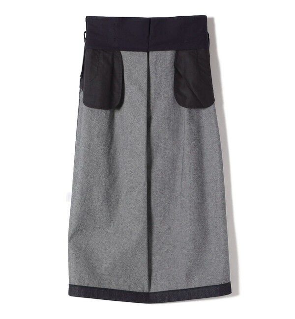 SHIPS for women「【SHIPS別注】Nell:〈手洗い可能〉デニム タック スカート」|スカート|