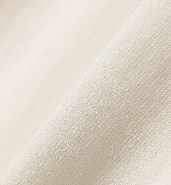 SHIPS for women「〈接触冷感 / 手洗い可能〉アイスコットン ショート スリーブ プルオーバー」|ニット・セーター|