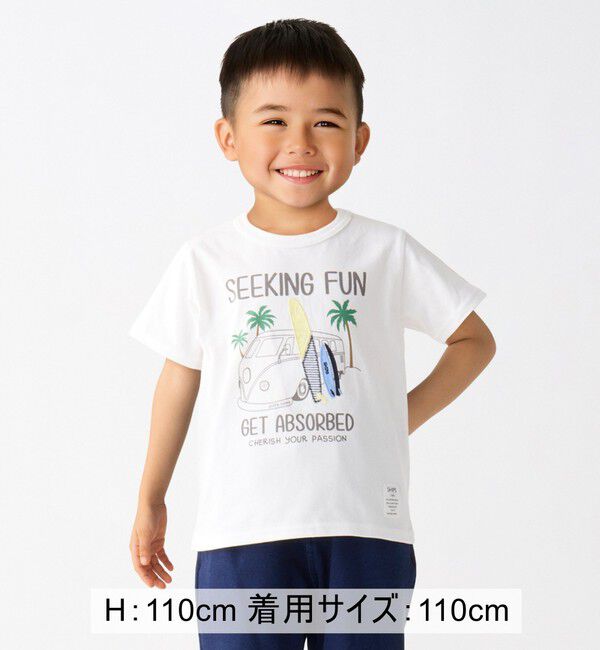 SHIPS Colors 「SHIPS Colors:80～130cm / パッチワーク プリント Tシャツ◇」|Tシャツ・カットソー|