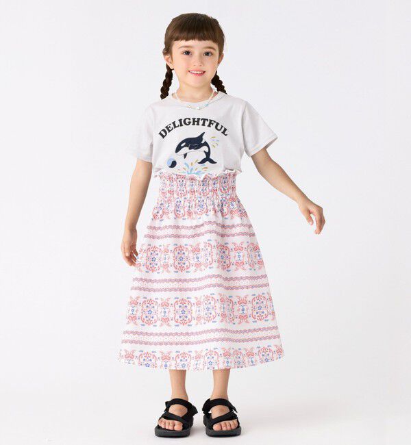 SHIPS Colors 「SHIPS Colors:80～130cm / パッチワーク プリント Tシャツ◇」|Tシャツ・カットソー|