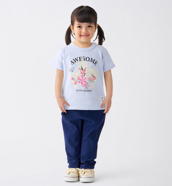 SHIPS Colors 「SHIPS Colors:80～130cm / パッチワーク プリント Tシャツ◇」|Tシャツ・カットソー|