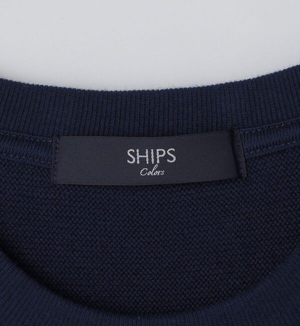 SHIPS Colors 「SHIPS Colors:〈洗濯機可能〉ニット 切替 ボーダー Tシャツ」|Tシャツ・カットソー|