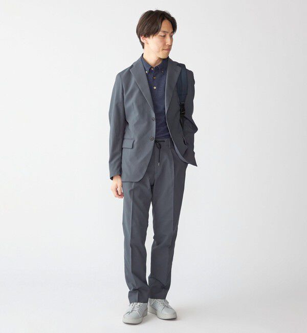SHIPS「【WEB限定】SHIPS:〈手洗い可能〉ナチュラル ストレッチ エア セットアップ」|スーツ|