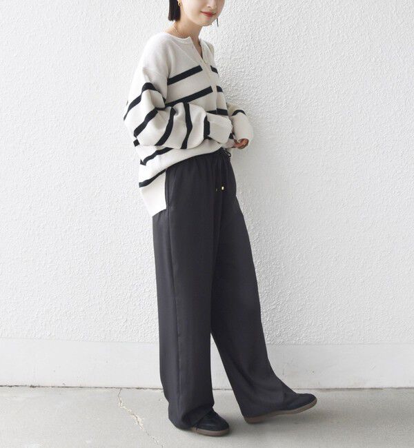 SHIPS for women「〈手洗い可能〉サテン ドロスト パンツ」|その他|