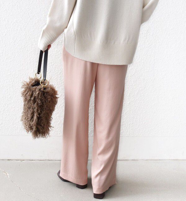 SHIPS for women「〈手洗い可能〉サテン ドロスト パンツ」|その他|