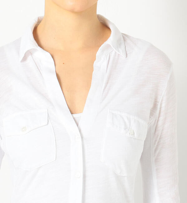JAMES PERSE「サイドパネルシャツ WUA3042」|シャツ・ブラウス|