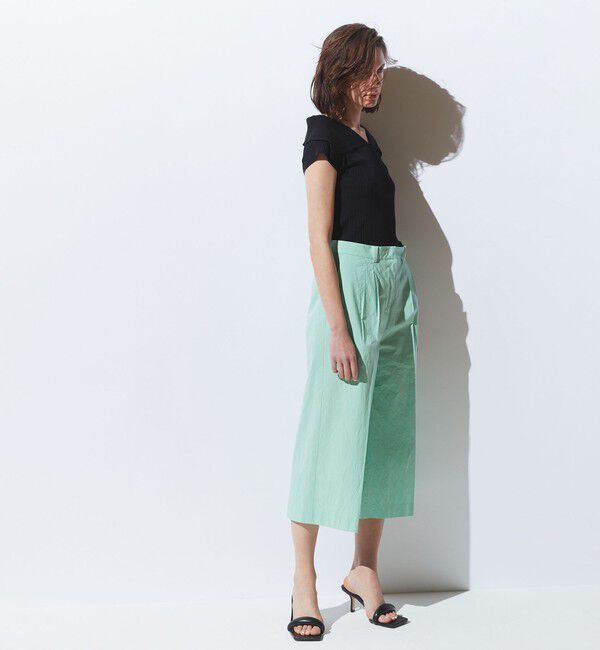 DES PRES「ライトコットンストレッチ セミワイドクロップドパンツ」|その他|