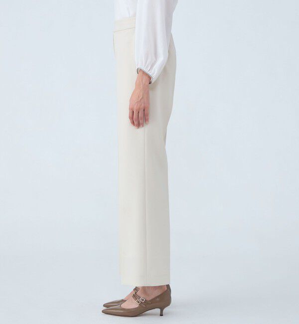 Ballsey「ドライダブルクロス セミワイドフレアパンツ」|スラックス|