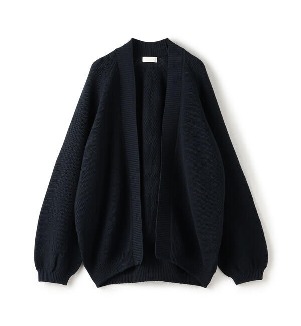 Ballsey「モスステッチ フロントオープンカーディガン」|カーディガン|69 ネイビー