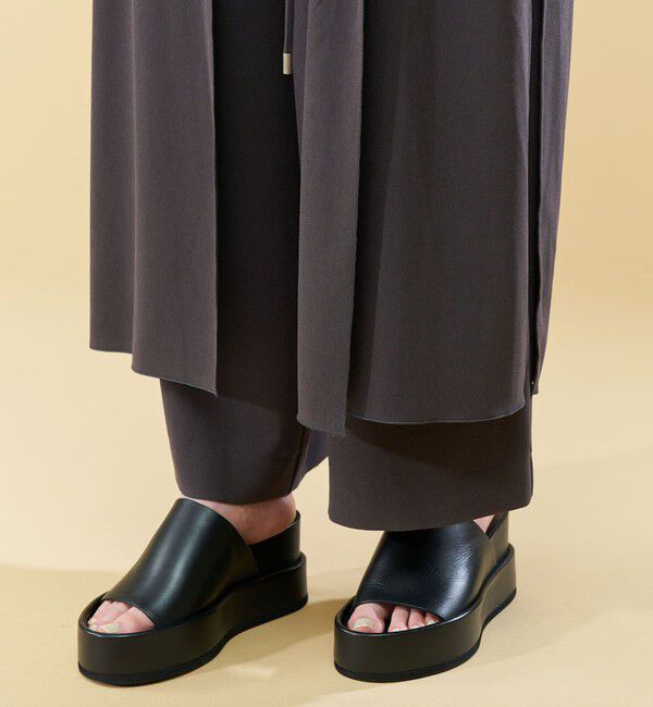 DES PRES「ジャージーライクジョーゼット ロングジレ付きオールインワン」|オールインワン|