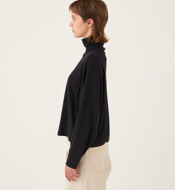 GALERIE VIE「パウダーコットン ハイネックプルオーバー」|Tシャツ・カットソー|