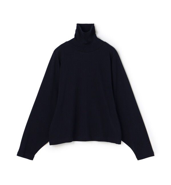 GALERIE VIE「パウダーコットン ハイネックプルオーバー」|Tシャツ・カットソー|69 ネイビー