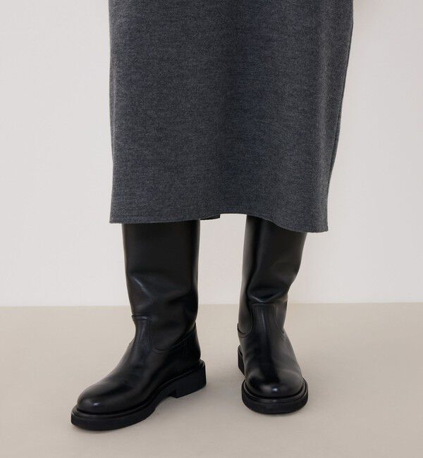 TOMORROWLAND GOODS「GALERIE VIE ボリュームロングブーツ」|ロングブーツ|