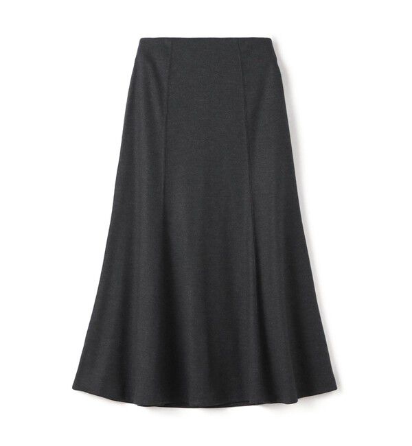 DES PRES「ニットコンビネーション マーメイドロングスカート  」|フレア|17 チャコールグレー