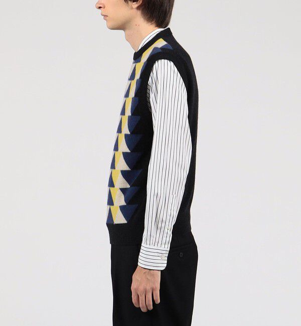 TOMORROWLAND MENS「TOMORROWLAND tricot ラムウール クルーネックニットベスト」|ニット・セーター|