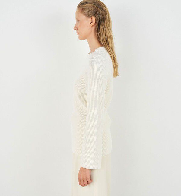 DES PRES「コットンポリエステルコイルヤーン ダブルカラープルオーバー」|ニット・セーター|