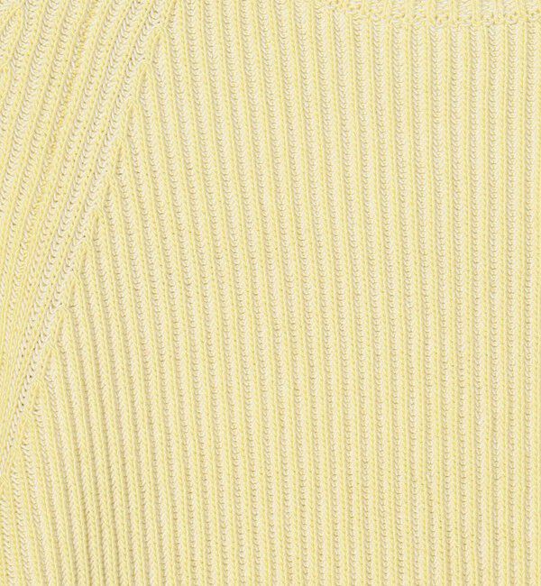 DES PRES「コットンポリエステルコイルヤーン ダブルカラープルオーバー」|ニット・セーター|