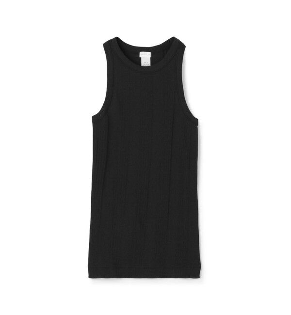 GALERIE VIE「コットンランダムリブ アメリカンスリーブタンクトップ」|タンクトップ|19 ブラック