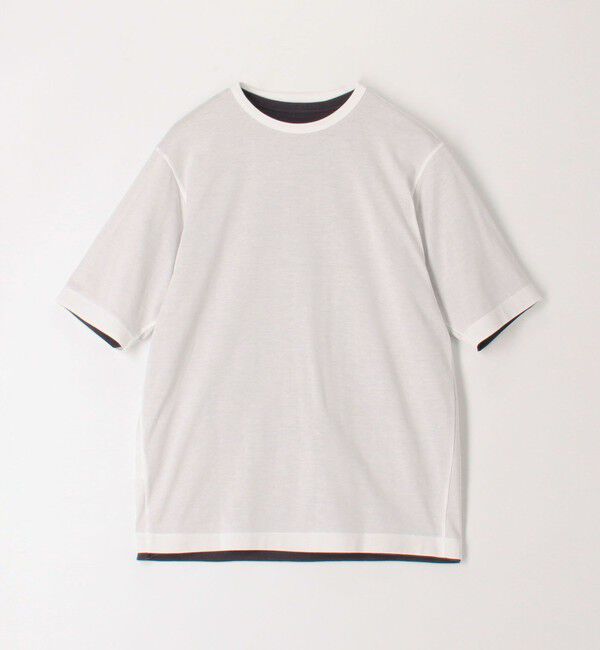 TOMORROWLAND MENS「ストレッチ天竺 レイヤードTシャツ」|Tシャツ・カットソー|