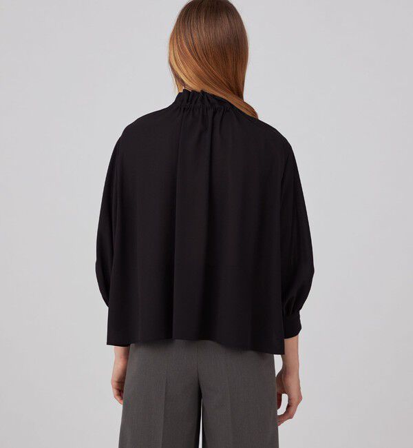 Ballsey「シアートロ フリルネックブラウス」|シャツ・ブラウス|