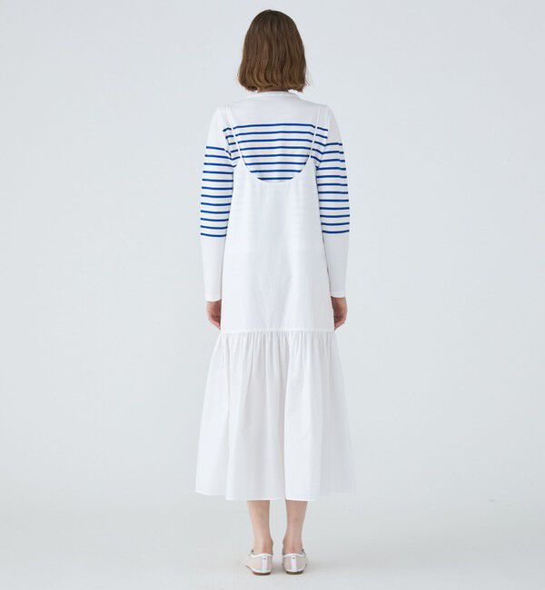 MACPHEE「【WEB限定】クリスピータフタ ティアードキャミソールワンピース」|ワンピース|