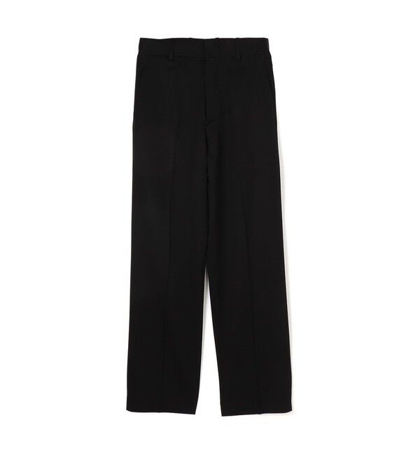 Edition「ウールギャバ ストレートスラックス」|スラックス|19 ブラック