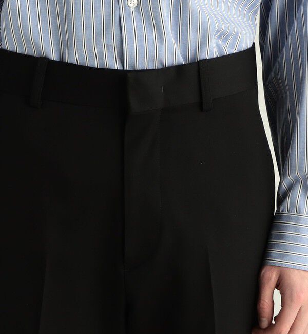 Edition「ウールギャバ ストレートスラックス」|スラックス|