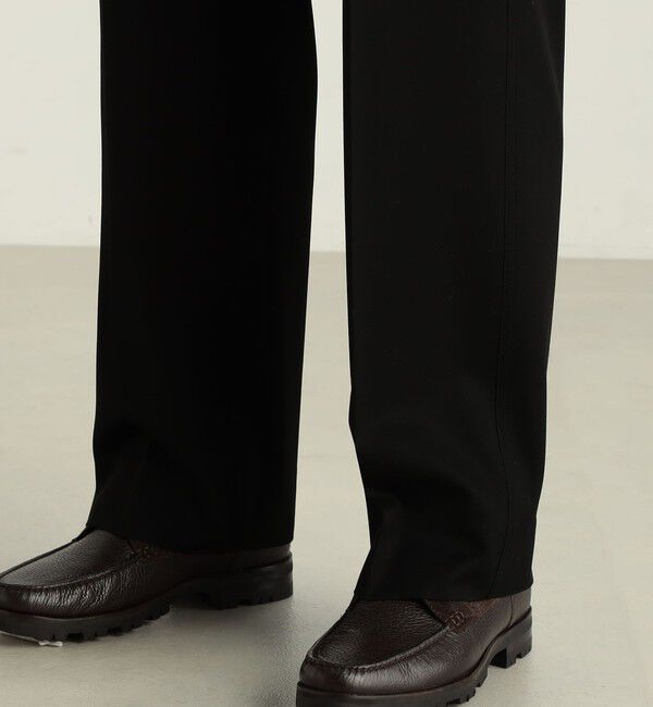 Edition「ウールギャバ ストレートスラックス」|スラックス|