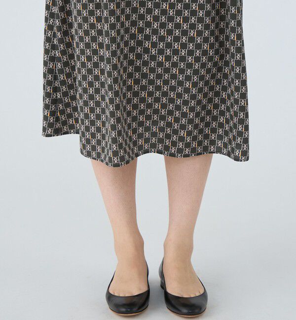 Ballsey「BBタイポグラフィプリント フレアスリーブワンピース」|ワンピース|