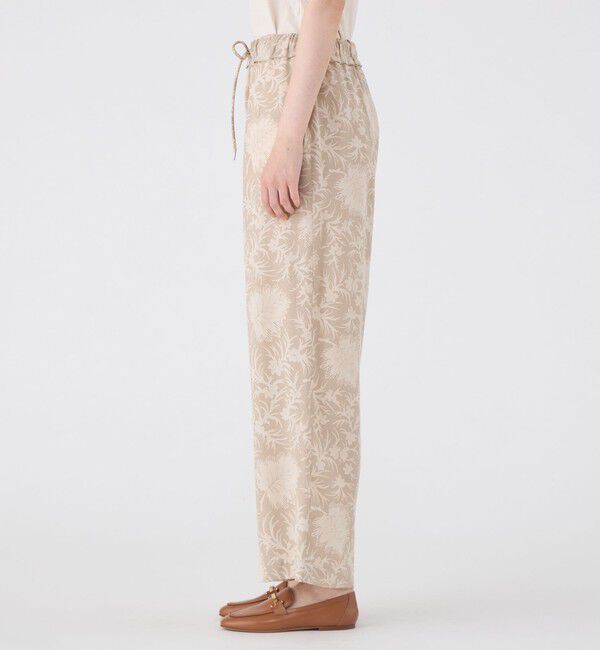 SOULEIADO「レーヨンツイルプリント イージーストレートパンツ」|その他|