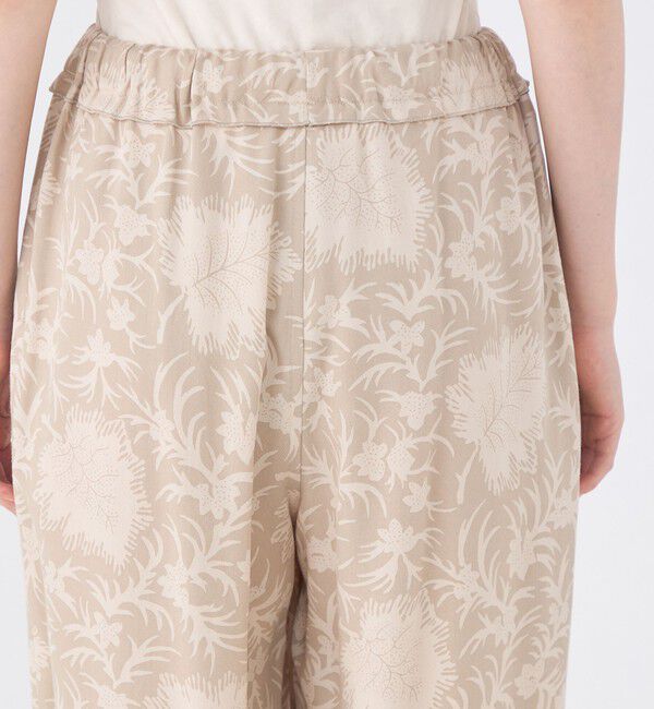 SOULEIADO「レーヨンツイルプリント イージーストレートパンツ」|その他|