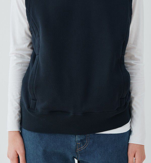 GALERIE VIE「スビンウラケ クルーネックベスト」|スウェット・ジャージ|