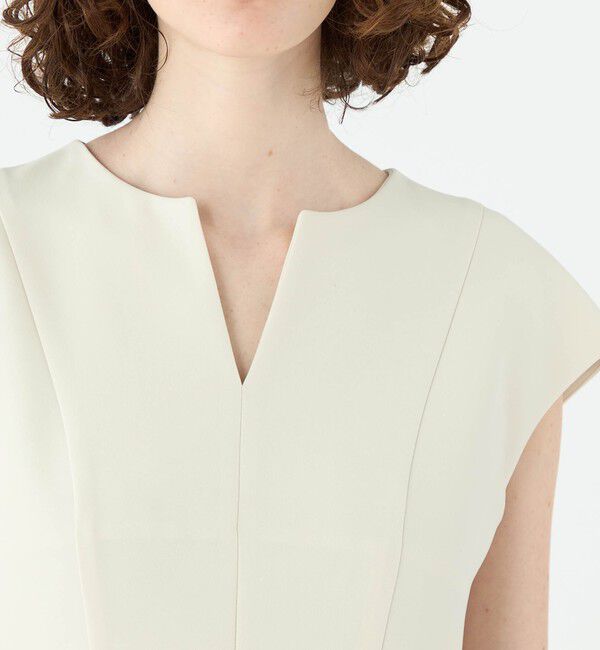 Ballsey「スティフダブルクロス バレルシルエットワンピース」|ワンピース|