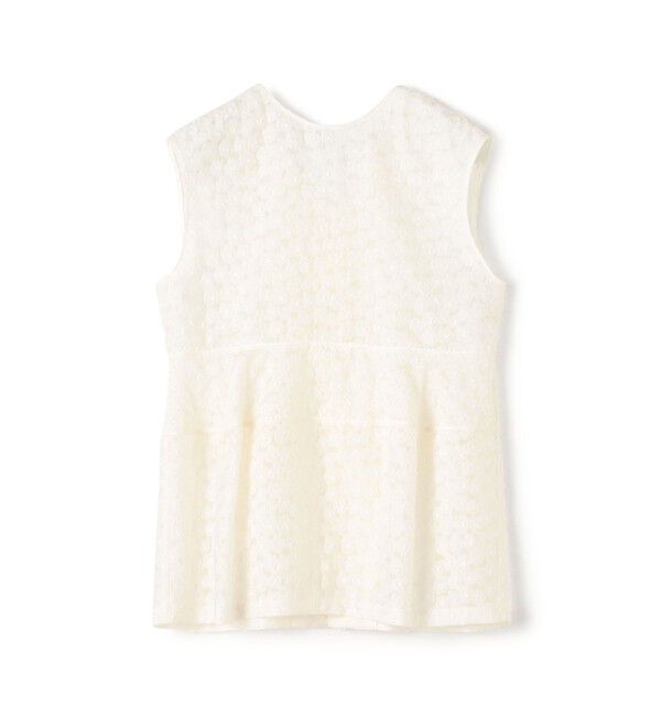 Ballsey「アリッサムカットジャカード バレルヘムブラウス」|シャツ・ブラウス|11 ホワイト