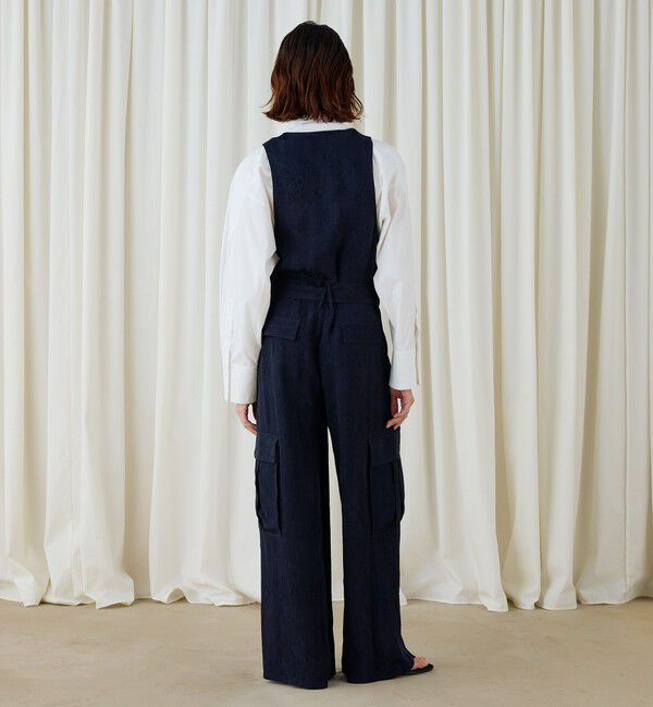 DES PRES「オーナメントジャカード サロペット」|オールインワン|