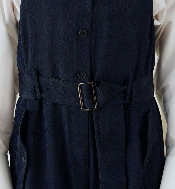 DES PRES「オーナメントジャカード サロペット」|オールインワン|